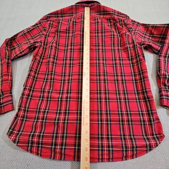 J. Crew Flex Washed Long Sleeve Button Down Shirt Men’s Size Large Classic Red - Picture 14 of 16